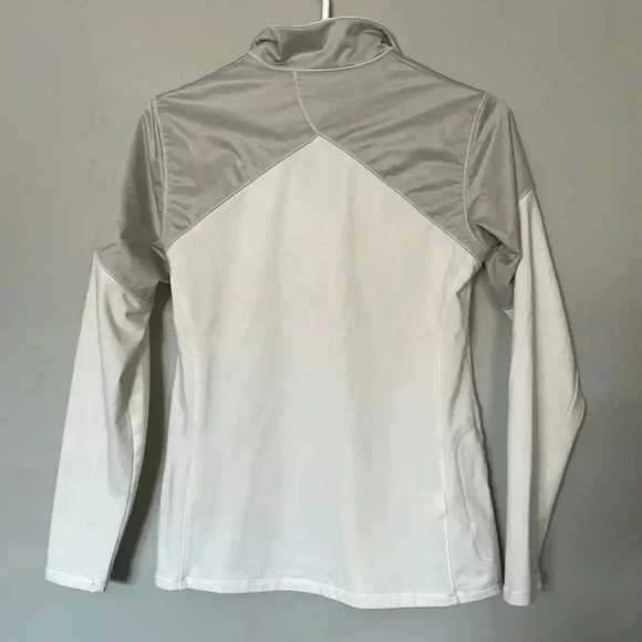 Eddie Bauer Women S Free Heat Outdoor  Top Motion 1/2 Zip Pullover Cream - Picture 4 of 6